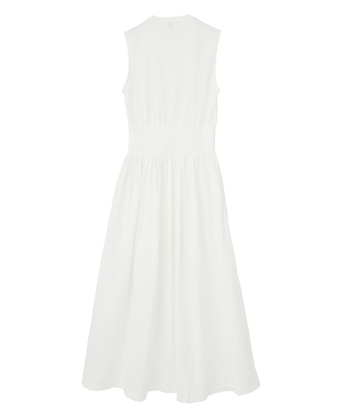 【TOTEME/トーテム】SleeveLess Cotton Tee Dress 詳細画像 ホワイト 2