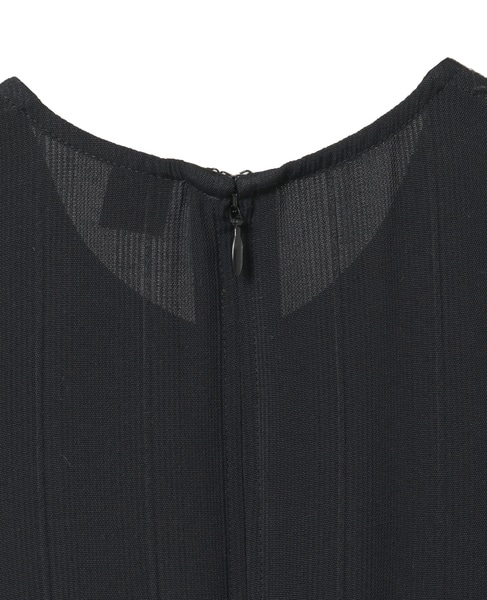 【TOTEME/トーテム】Woven Stripe Dress 詳細画像 ブラック 4