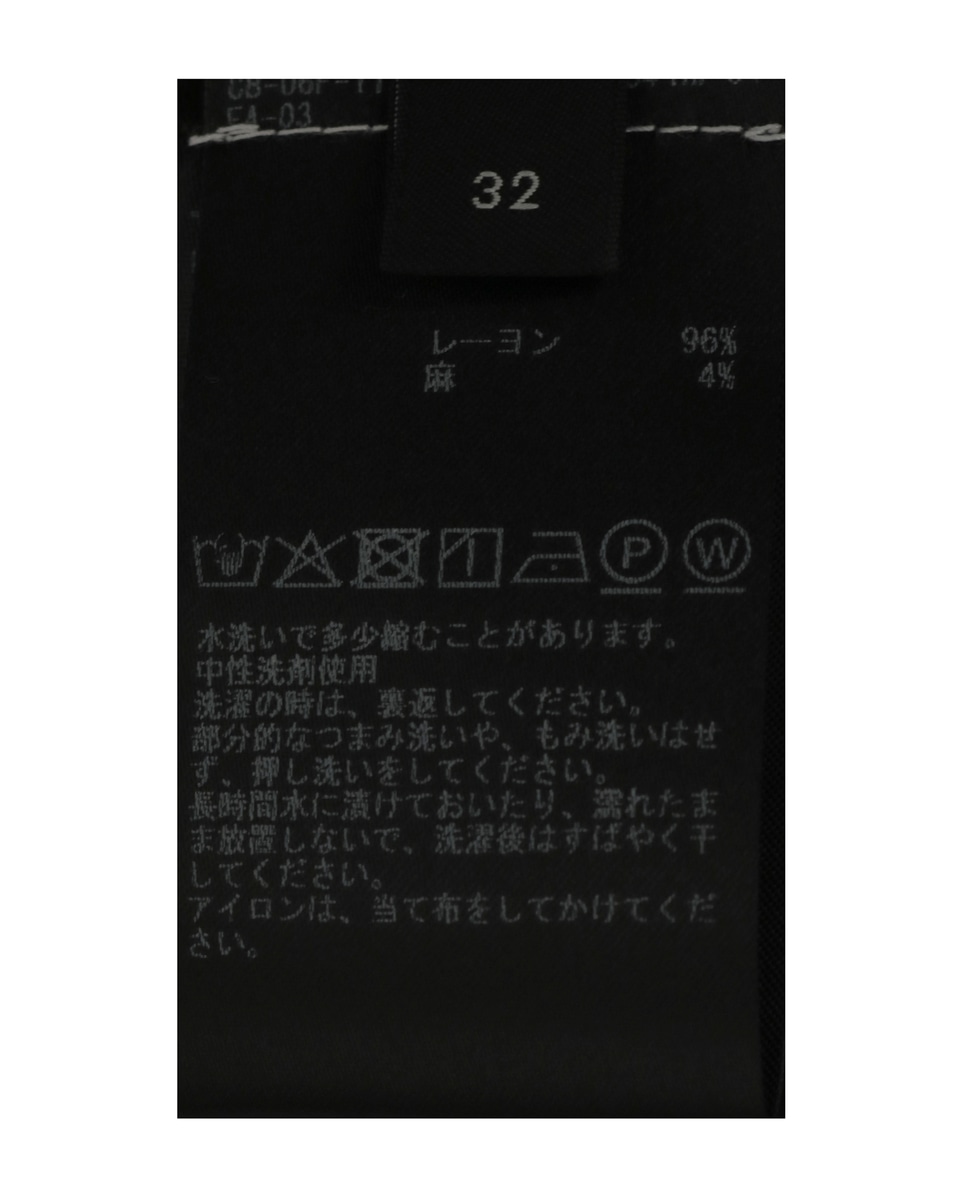 【TOTEME/トーテム】Woven Stripe Dress 詳細画像 ブラック 6