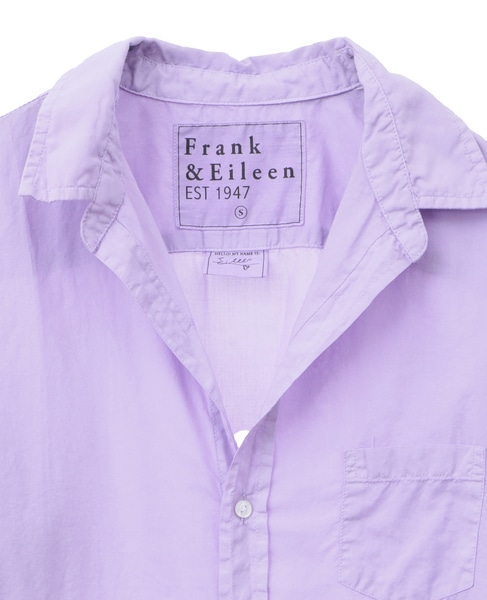 【Frank＆Eileen / フランク＆アイリーン】EILEEN LIGHT POPLIN 詳細画像 パープル 3