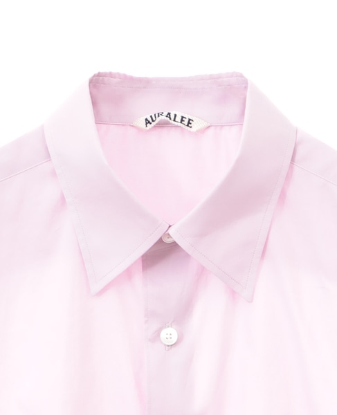 【AURALEE/オーラリー】WASHED FINX TYPEWRITER SHIRT 詳細画像 ピンク 3