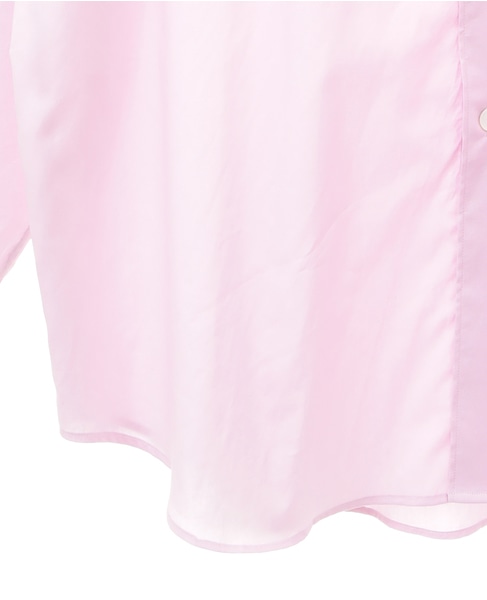 【AURALEE/オーラリー】WASHED FINX TYPEWRITER SHIRT 詳細画像 ピンク 5