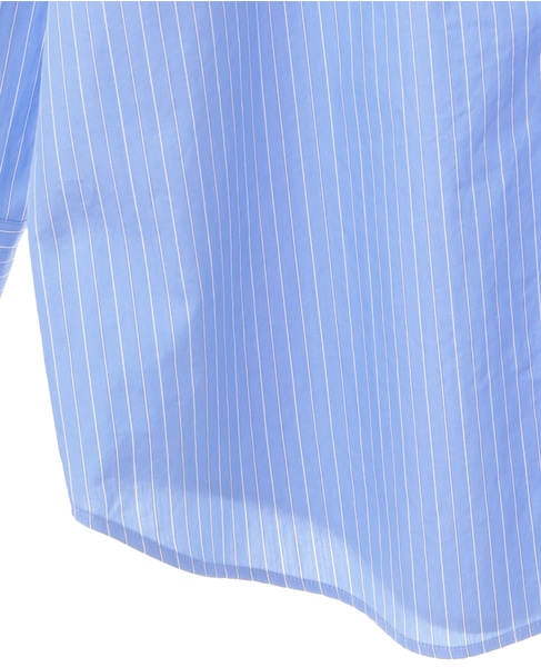 【AURALEE/オーラリー】SUVIN HIGH COUNT CLOTH STRIPE SHIRT 詳細画像 ブルー 5