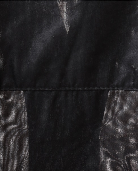 【MARGE /マージ 】Calenser finiahing open collar shirt 詳細画像 ブラック 6