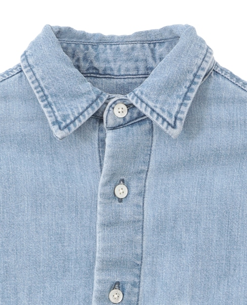 【upper hights/アッパーハイツ】THE CROPPED DENIM SH 詳細画像 ブルー 3