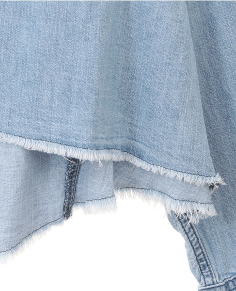 【upper hights/アッパーハイツ】THE CROPPED DENIM SH 詳細画像 ブルー 5