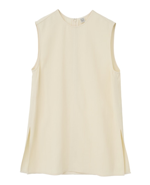 【TOTEME/トーテム】Woven Stripe Top 詳細画像 アイボリー 1