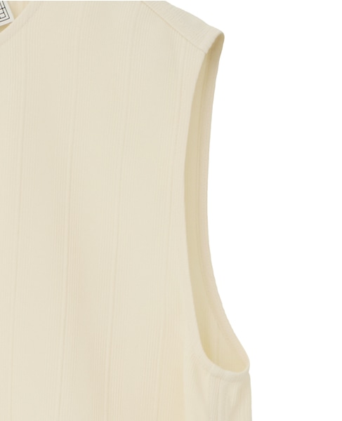 【TOTEME/トーテム】Woven Stripe Top 詳細画像 アイボリー 4