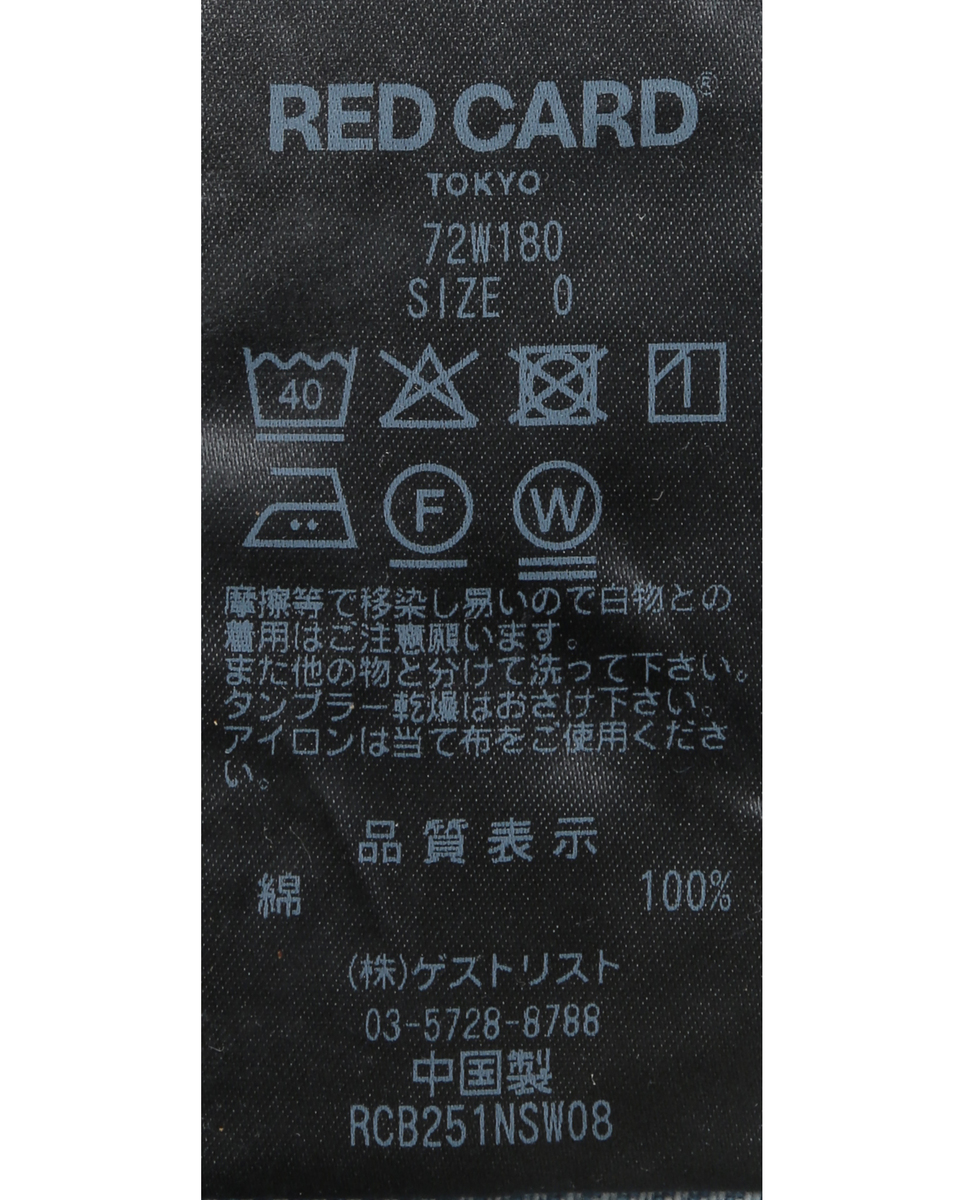 【RED CARD TOKYO/レッドカードトーキョー】72W18001imd Lafayette 詳細画像 ブルー 5