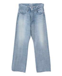 【AURALEE/オーラリー】SELVEDGE FADED LIGHT DENIM PANTS