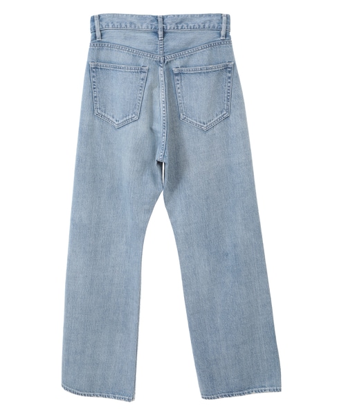 【AURALEE/オーラリー】SELVEDGE FADED LIGHT DENIM PANTS 詳細画像 インディゴ 2