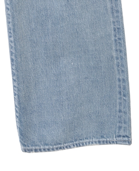 【AURALEE/オーラリー】SELVEDGE FADED LIGHT DENIM PANTS 詳細画像 インディゴ 4