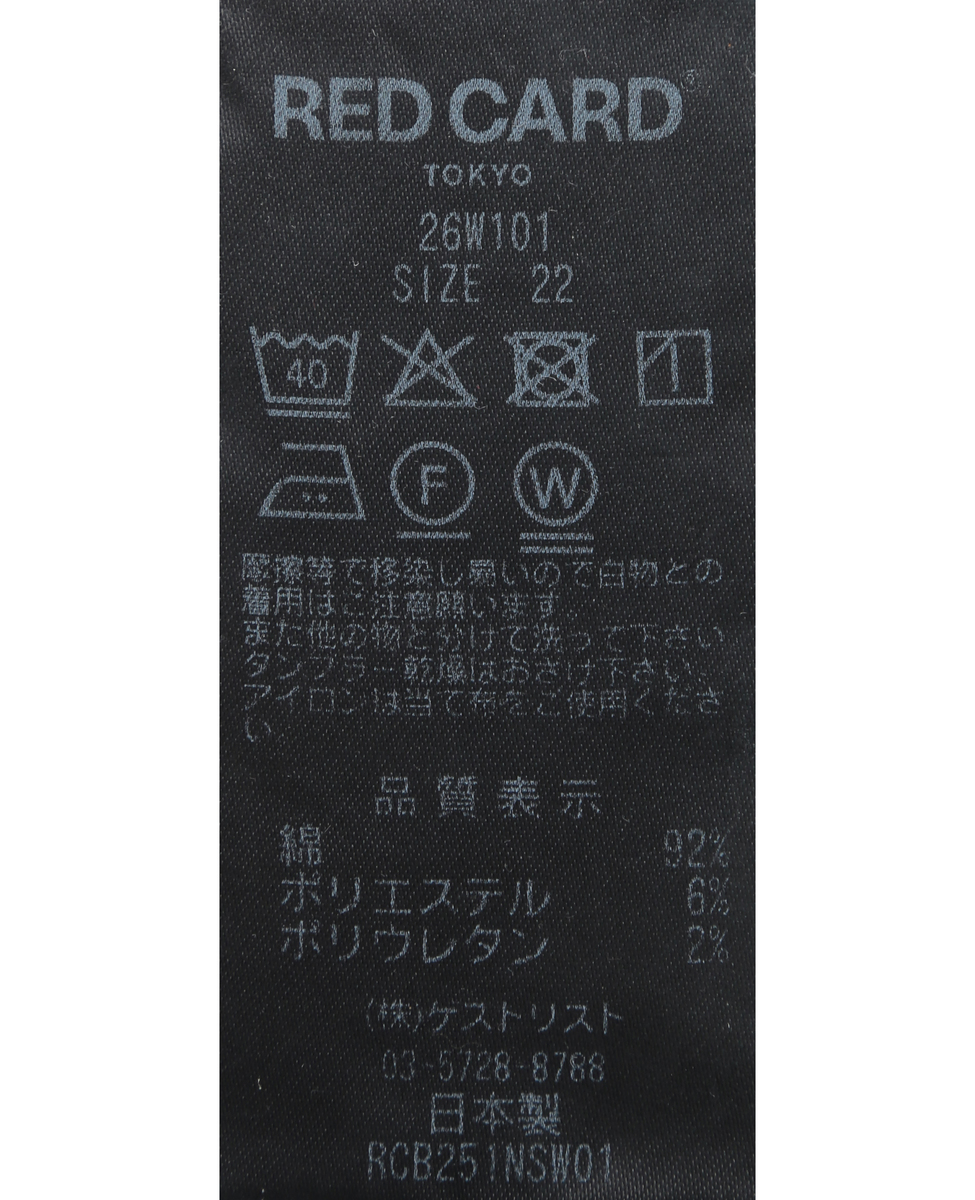 【RED CARD TOKYO/レッドカードトーキョー】26W10101smd 35th Anniv. Wide 詳細画像 ブルー 5