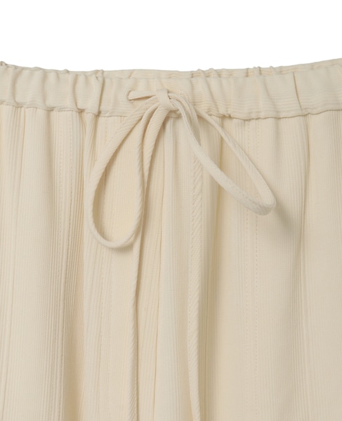 【TOTEME/トーテム】Woven Stripe Drawstring Trousers 詳細画像 アイボリー 4