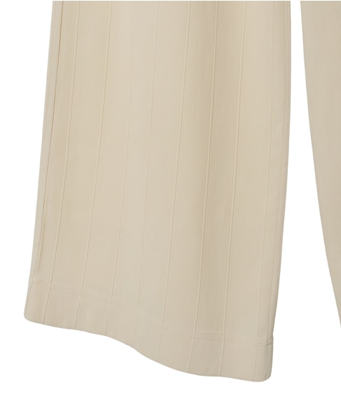 【TOTEME/トーテム】Woven Stripe Drawstring Trousers 詳細画像 アイボリー 6