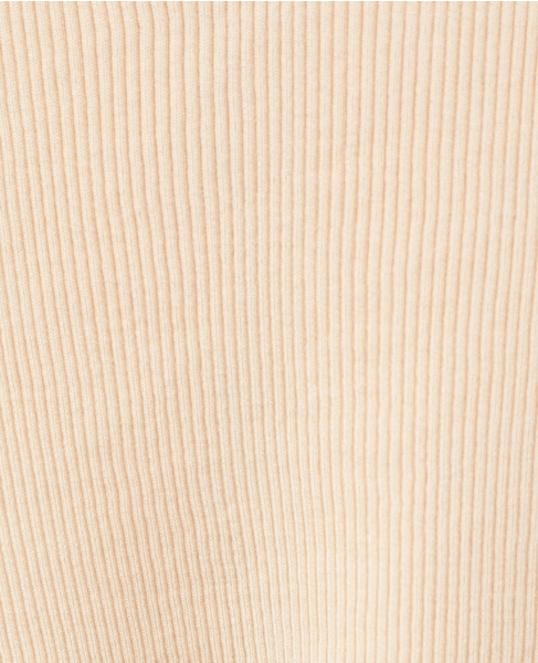 【AURALEE/オーラリー】*COTTON HIGH GAUGE RIB KNIT CROPPED CREW NECK CARDIGAN 詳細画像 ベージュ 6