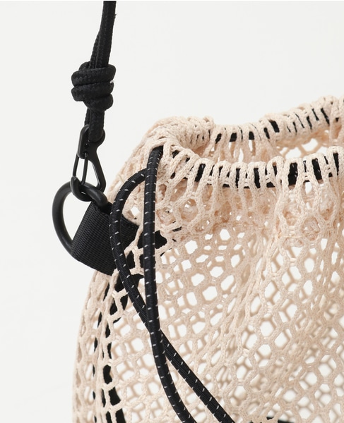 《WEB限定》【SPEEDO/スピード】Voyage Mesh Purse Bag 詳細画像 オフホワイト 7