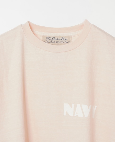 《別注》《WEB限定》【REMI RELIEF/レミ レリーフ】16天竺T NAVY 詳細画像 ベビーピンク 3