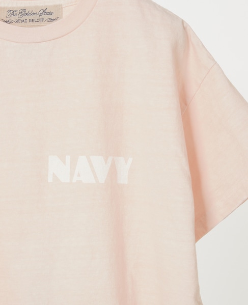 《別注》《WEB限定》【REMI RELIEF/レミ レリーフ】16天竺T NAVY 詳細画像 ベビーピンク 5