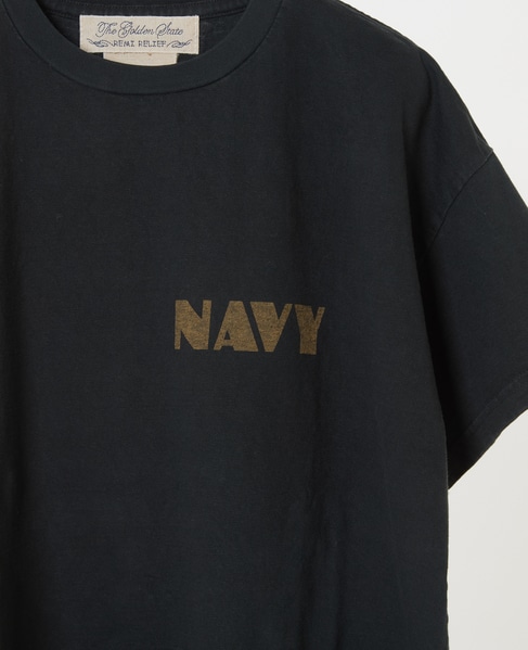 《別注》《WEB限定》【REMI RELIEF/レミ レリーフ】16天竺T NAVY 詳細画像 ブラック 2
