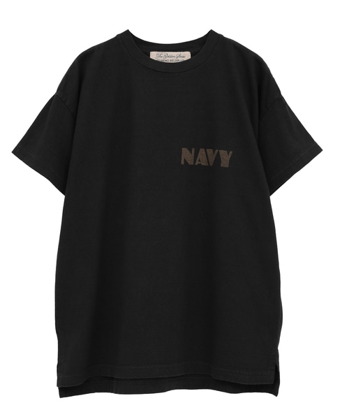 《別注》《WEB限定》【REMI RELIEF/レミ レリーフ】16天竺T NAVY 詳細画像 ブラック 3