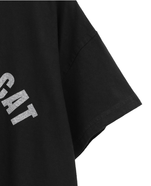 《別注》《WEB限定》【REMI RELIEF/レミ レリーフ】16天竺T DON'T LICK CAT 詳細画像 ブラック 9