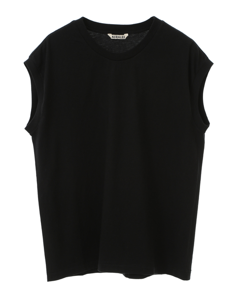 【AURALEE/オーラリー】*SEAMLESS CREW NECK SLEEVELESS 詳細画像 ブラック 1