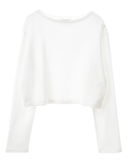 【AURALEE/オーラリー】PIMA COTTON JERSEY BOAT NECK P/O