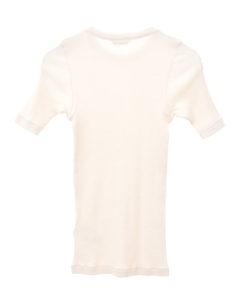 【AURALEE/オーラリー】ORGANIC SOFT RIB TEE 詳細画像 アイボリー 2