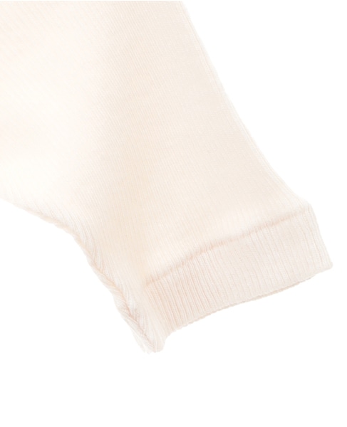【AURALEE/オーラリー】ORGANIC SOFT RIB TEE 詳細画像 アイボリー 4