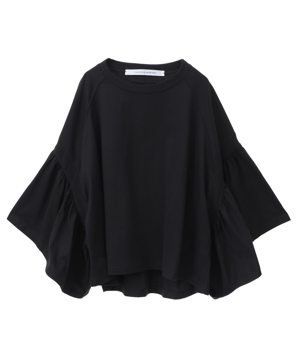 COGTHEBIGSMOKE/コグザビッグスモーク】LAURA GATHERED SLV TOP 