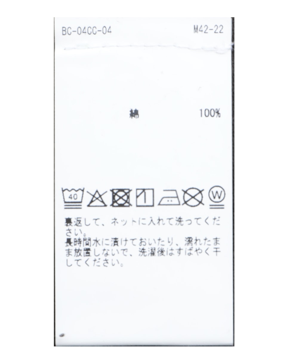 【BASERANGE/ ベースレンジ 】PIN LONG SLEEVE TEE 詳細画像 スミクロ 5