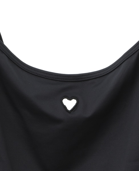 【BASERANGE/ ベースレンジ 】HEART SWIM BODY 詳細画像 ブラック 3