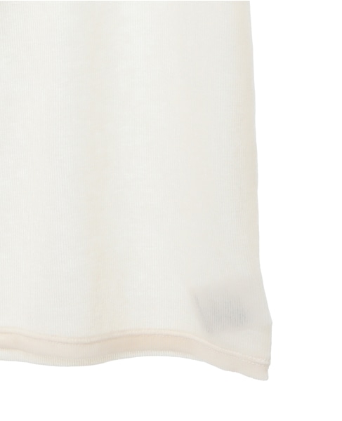 《追加》【TU ES MON TRESOR /トゥ エ モン トレゾア】Choker T-shirt 詳細画像 アイボリー 5