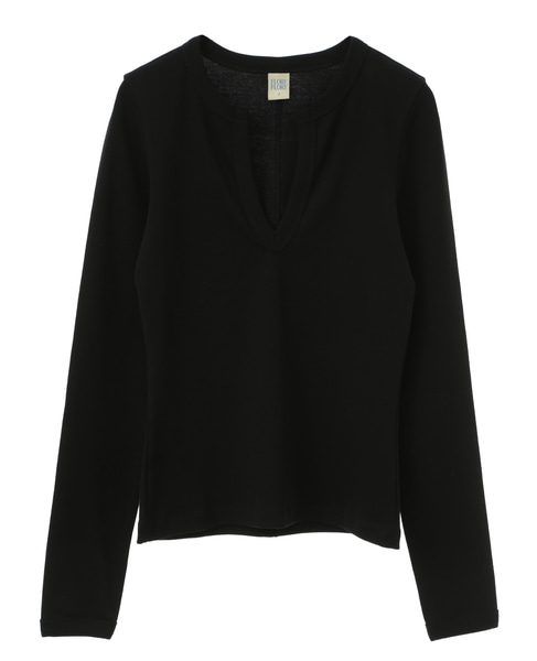【FLORE FLORE /フローレフローレ】IMAN LONGSLEEVE 詳細画像 ブラック 1