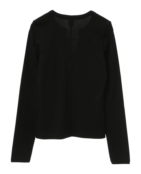 【FLORE FLORE /フローレフローレ】IMAN LONGSLEEVE 詳細画像 ブラック 2