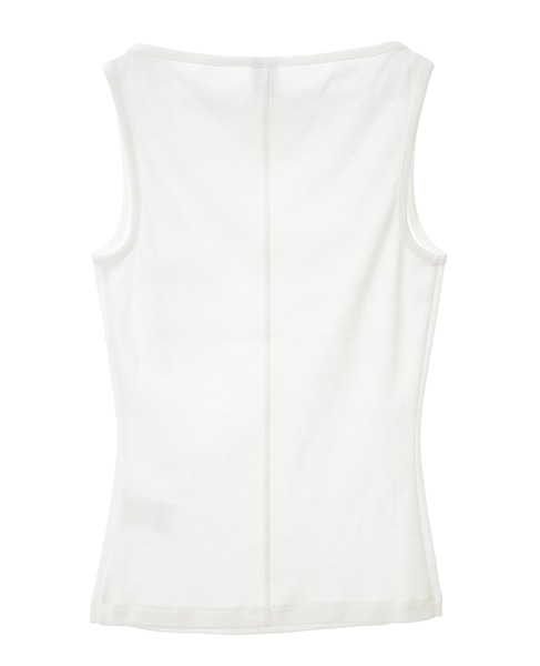 【FLORE FLORE /フローレフローレ】TIMMI TANK 詳細画像 ホワイト 2