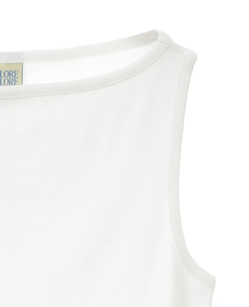 【FLORE FLORE /フローレフローレ】TIMMI TANK 詳細画像 ホワイト 4