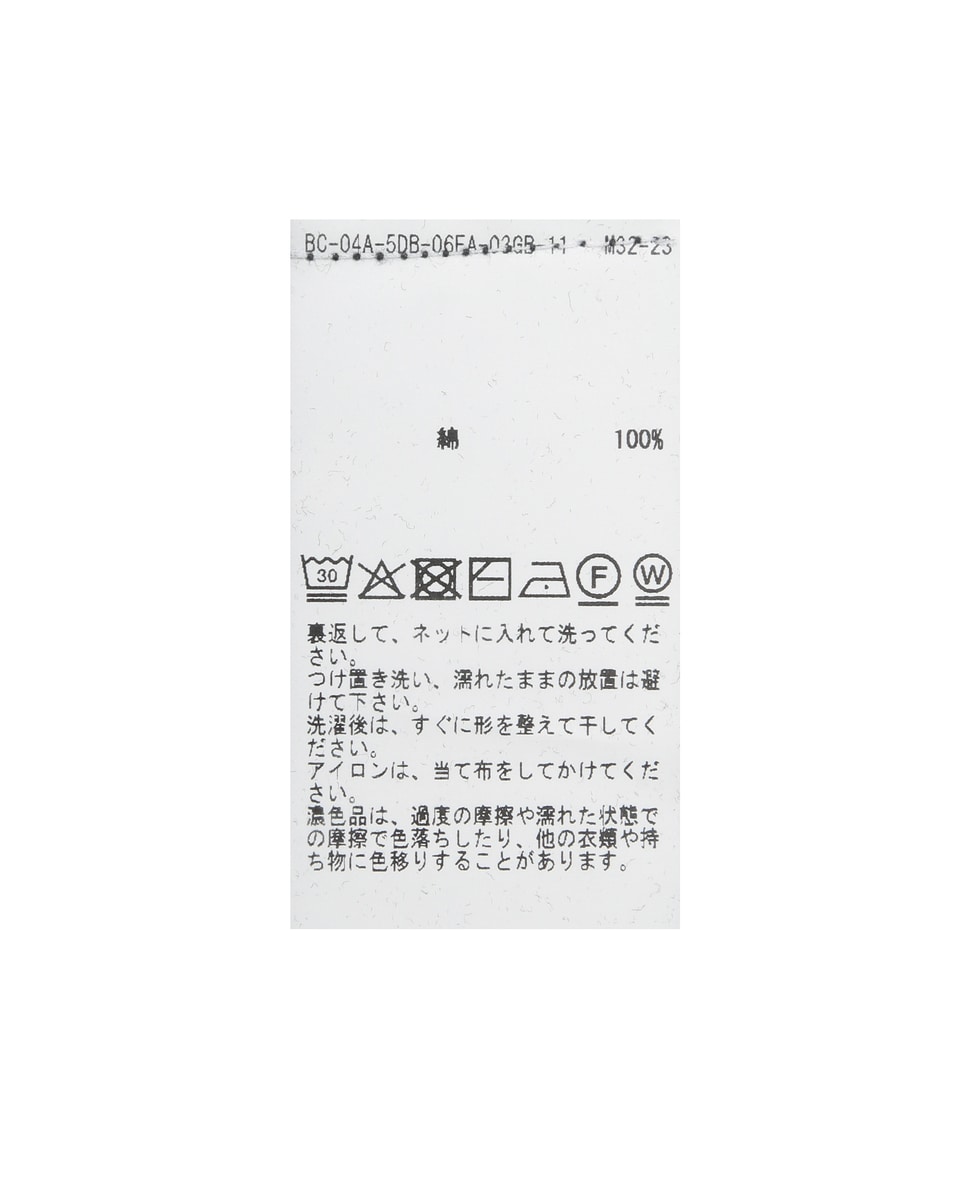 【FLORE FLORE /フローレフローレ】TENDE LONGSLEEVE 詳細画像 ブラック 5