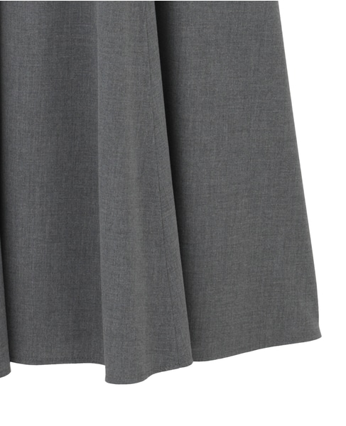 ウールボリュームフレアワンピース 詳細画像 グレー 5