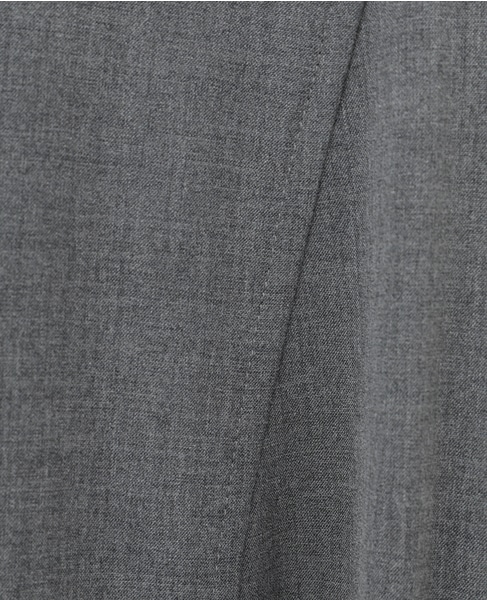 ウールボリュームフレアワンピース 詳細画像 グレー 8