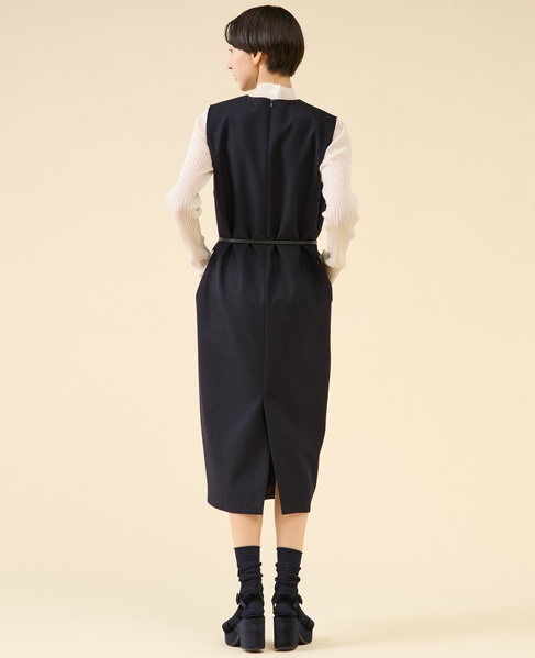 フラノワンピース 詳細画像 ネイビー 3