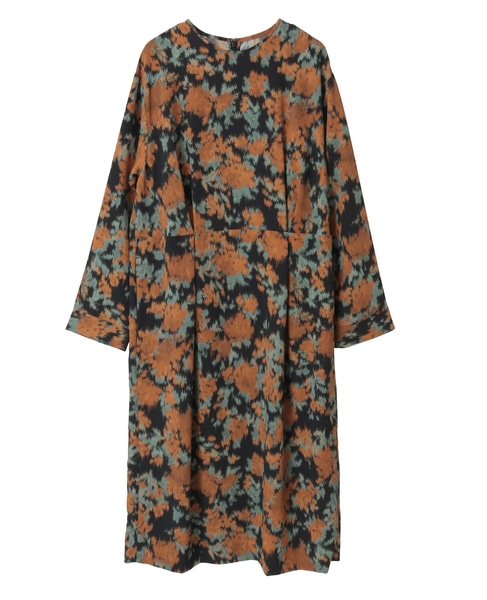 フラワーコクーンワンピース 詳細画像 ブラック 5