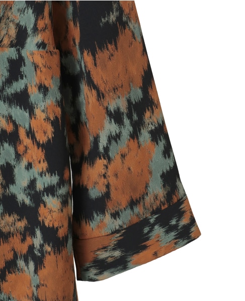 フラワーコクーンワンピース 詳細画像 ブラック 9