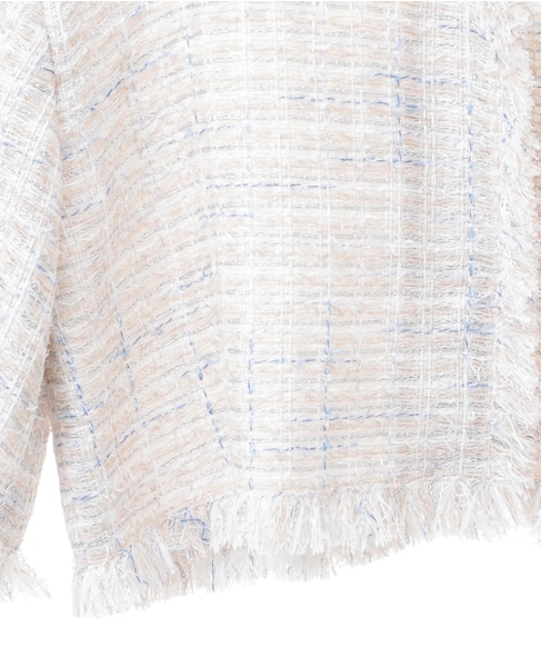 ツイードブラウスジャケット（セットアップ可） 詳細画像 オフ 5