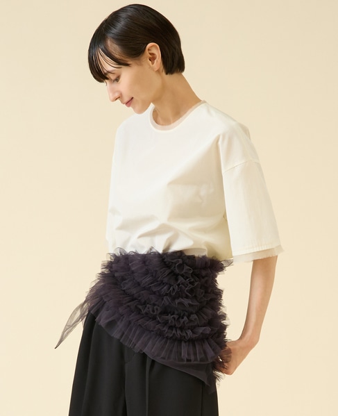 ブライトローンTブラウス 詳細画像 オフ 2