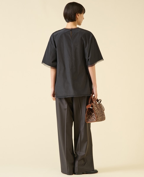 ブライトローンTブラウス 詳細画像 ブラック 6