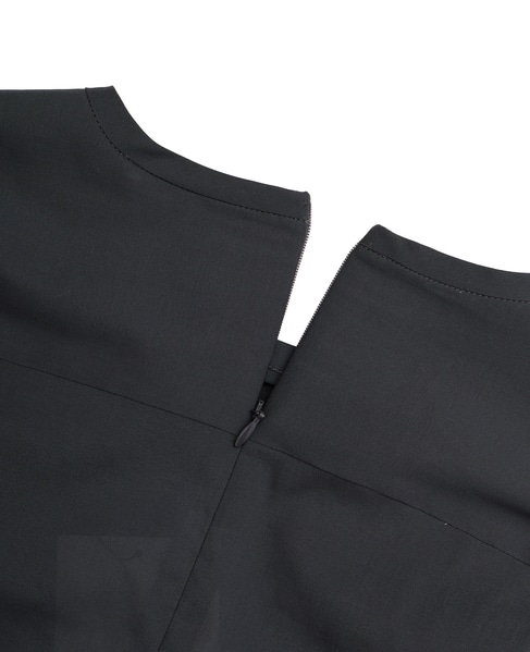 【l’heritage martinique/レリタージュ マルティニーク】トリアセコットンオーガンジープルオーバーブラウス 詳細画像 グレー 4