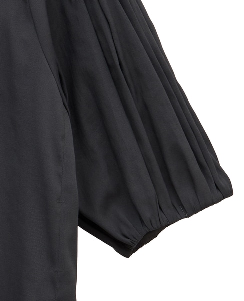 【l’heritage martinique/レリタージュ マルティニーク】トリアセコットンオーガンジープルオーバーブラウス 詳細画像 グレー 5