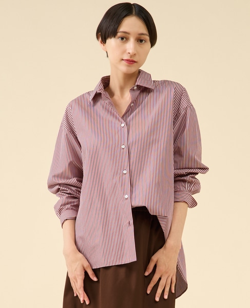 Essential スタンダードシャツ 詳細画像 ストライプ 1